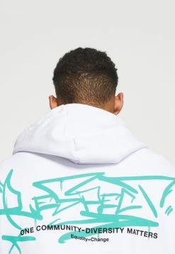 YOURTURN UNISEX - Felpa Con Cappuccio - White -Sconto YOURTURN in Italia 0195171759304120863fa9e5d52b8a9e