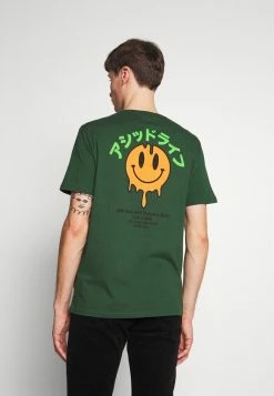 YOURTURN Unisex T-shirt Con Stampa - Green
