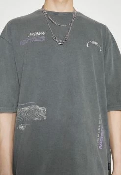 YOURTURN UNISEX - T-shirt Con Stampa - Grey -Sconto YOURTURN in Italia 039b597c868b42f6950fc4b77434bf28