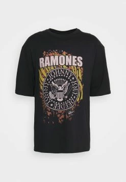 YOURTURN RAMONES TEE UNISEX - T-shirt Con Stampa - Black -Sconto YOURTURN in Italia 04271fa88f00464b9a244f780f28b3a9