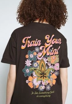 YOURTURN UNISEX - T-shirt Con Stampa - Brown -Sconto YOURTURN in Italia 0730fd21226f4df0ad9069f621836612