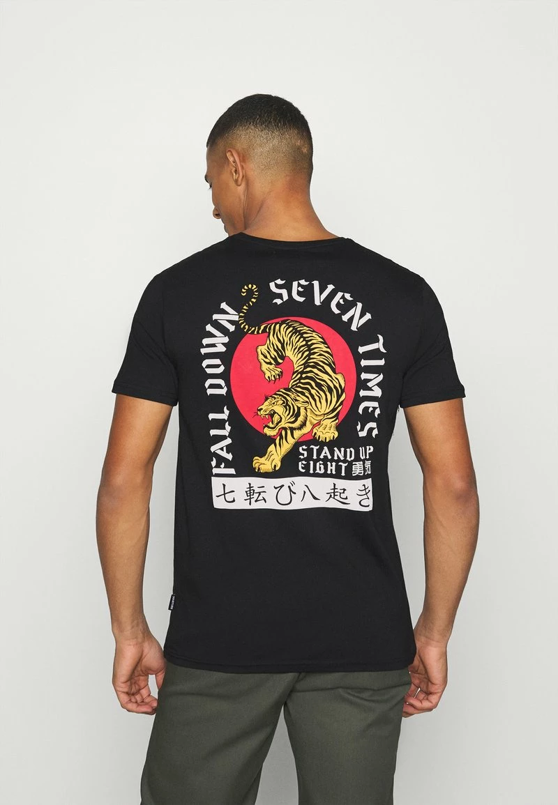 YOURTURN Unisex T-shirt Con Stampa - Black 5 YOURTURN Unisex T-shirt Con Stampa - Black - immagine 3