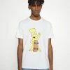 YOURTURN BART SKATE UNISEX TEE - T-shirt Con Stampa - White