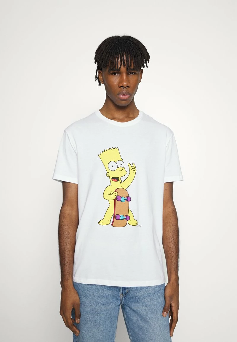 YOURTURN BART SKATE UNISEX TEE - T-shirt Con Stampa - White 3 YOURTURN BART SKATE UNISEX TEE - T-shirt Con Stampa - White