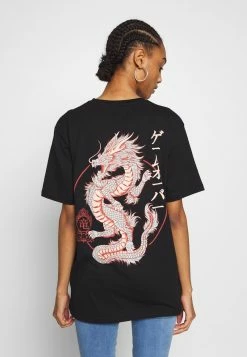 YOURTURN UNISEX - T-shirt Con Stampa - Black -Sconto YOURTURN in Italia 1136184fc3554ae2b3b6e9a2007798a3