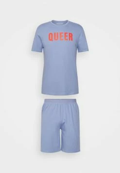 YOURTURN Pigiama - Blue/orange, Uomo