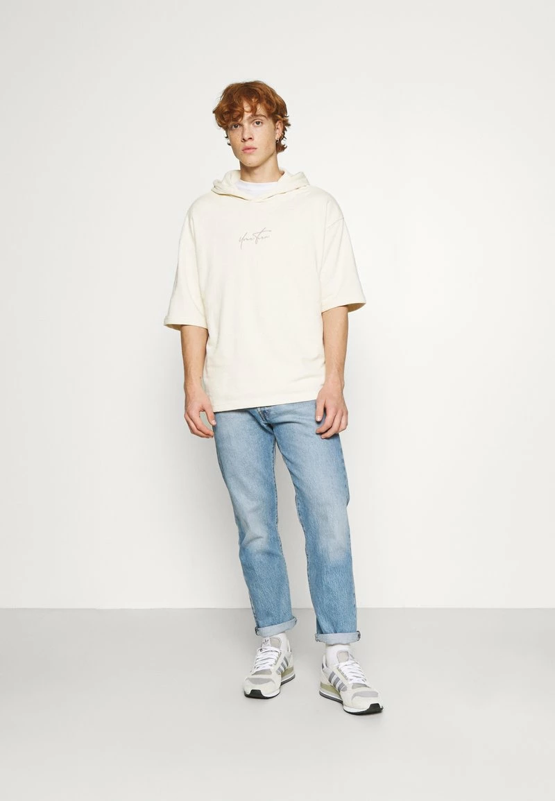 YOURTURN SLEEVE HOODIE UNISEX - Felpa - Off-white 4 YOURTURN SLEEVE HOODIE UNISEX - Felpa - Off-white - immagine 2