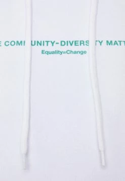 YOURTURN UNISEX - Felpa Con Cappuccio - White -Sconto YOURTURN in Italia 1811505e1753468286d44b7b3e514bac