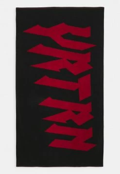 YOURTURN BEACH TOWEL 180x100CM 500 GSM - Asciugamano - Black/red, Uomo
