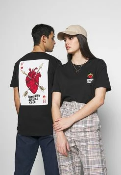 YOURTURN T-shirt Con Stampa - Black, Unisex