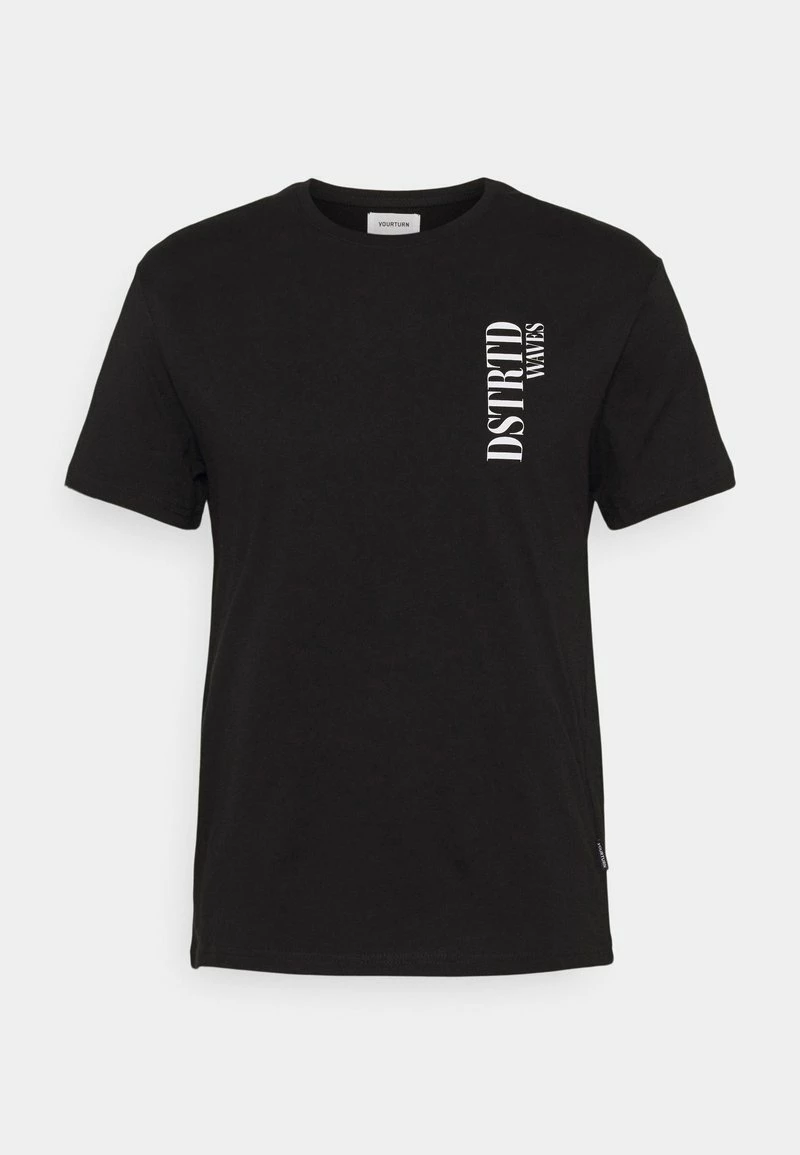 YOURTURN UNISEX - T-shirt Con Stampa - Black 7 YOURTURN UNISEX - T-shirt Con Stampa - Black - immagine 5