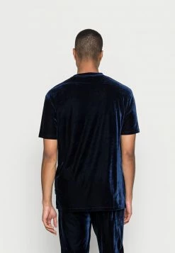 YOURTURN VELVET UNISEX - T-shirt Basic - Dark Blue -Sconto YOURTURN in Italia 26be0c6592bb4108a0684e626859f7db