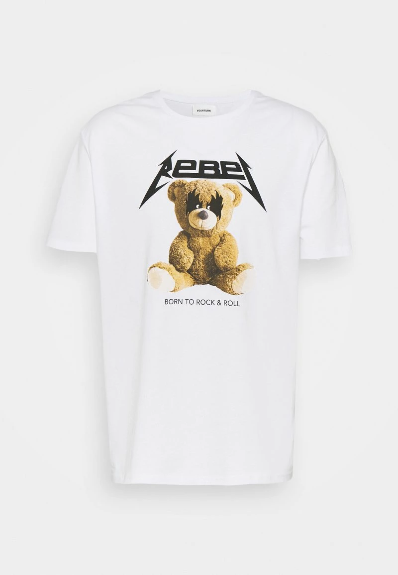 YOURTURN UNISEX - T-shirt Con Stampa - White 3 YOURTURN UNISEX - T-shirt Con Stampa - White