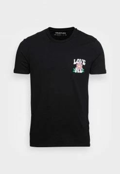 YOURTURN UNISEX - T-shirt Con Stampa - Black -Sconto YOURTURN in Italia 353a920ef19748ed947a7d7c4228aaee