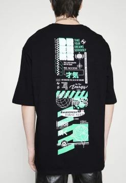 YOURTURN GRAPHIC TEE UNISEX - T-shirt Con Stampa - Black -Sconto YOURTURN in Italia 392a5208dc4e41938e4da5037ae2bc12