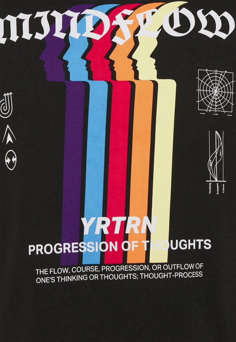 YOURTURN UNISEX - T-shirt Con Stampa - Black 9 YOURTURN UNISEX - T-shirt Con Stampa - Black - immagine 7