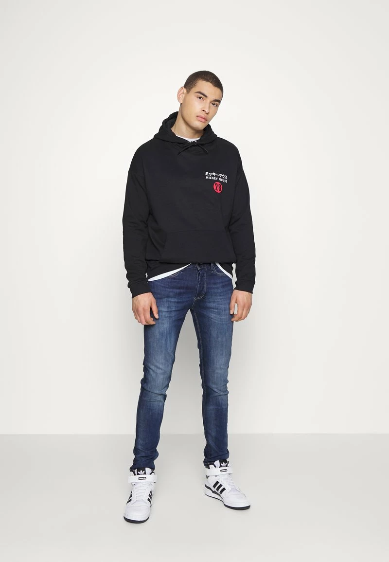 YOURTURN MICKEY BALL HOODIE UNISEX - Felpa Con Cappuccio - Black 4 YOURTURN MICKEY BALL HOODIE UNISEX - Felpa Con Cappuccio - Black - immagine 2