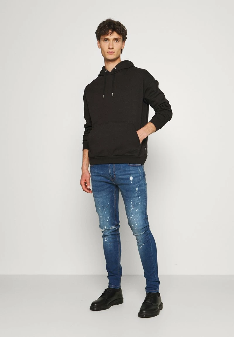 YOURTURN UNISEX - Felpa Con Cappuccio - Black 4 YOURTURN UNISEX - Felpa Con Cappuccio - Black - immagine 2