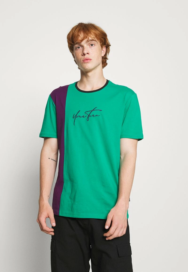 YOURTURN UNISEX - T-shirt Con Stampa - Purple/green 3 YOURTURN UNISEX - T-shirt Con Stampa - Purple/green