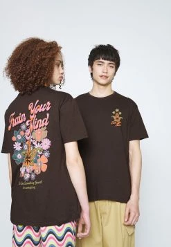 YOURTURN UNISEX - T-shirt Con Stampa - Brown -Sconto YOURTURN in Italia 49a2b635f3fe47ed810902bed277b4a2