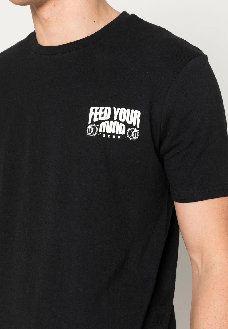 YOURTURN FEED YOUR SOUL TEE UNISEX - T-shirt Con Stampa - Black 7 YOURTURN FEED YOUR SOUL TEE UNISEX - T-shirt Con Stampa - Black - immagine 5