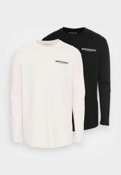 YOURTURN 2 PACK UNISEX - Maglietta A Manica Lunga - Black/lilac -Sconto YOURTURN in Italia 4a7621ba0ab24462b35aa73de9df1999