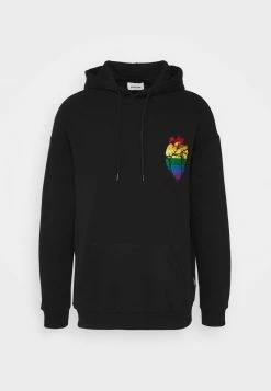 YOURTURN RAINBOW HEART HOODIE PRIDE UNISEX - Felpa Con Cappuccio - Black -Sconto YOURTURN in Italia 4a98cff5dff949b29cf484f543d68476