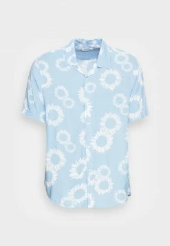 YOURTURN NAÏVE FLOWERS UNISEX - Camicia - Light Blue -Sconto YOURTURN in Italia 4aa37dfea249405cbd6d024181341e01