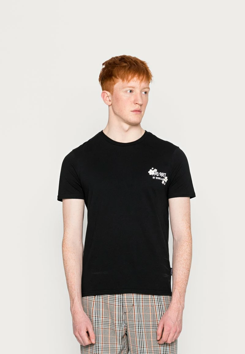 YOURTURN DRAGON TIGER TEE - T-shirt Con Stampa - Black, Unisex 5 YOURTURN DRAGON TIGER TEE - T-shirt Con Stampa - Black, Unisex - immagine 3