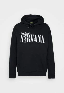 YOURTURN NIRVAN PRINT HOODIE UNISEX - Felpa Con Cappuccio - Black -Sconto YOURTURN in Italia 5d7a11c9791049dfa06ea994f927b90e