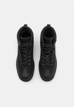 YOURTURN UNISEX - Stivaletti Stringati - Black -Sconto YOURTURN in Italia 5dc6c4a6e1284a74b40be57f4405e2bb