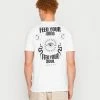 YOURTURN FEED YOUR SOUL TEE UNISEX - T-shirt Con Stampa - White