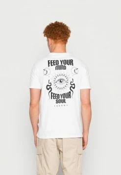 YOURTURN FEED YOUR SOUL TEE UNISEX - T-shirt Con Stampa - White