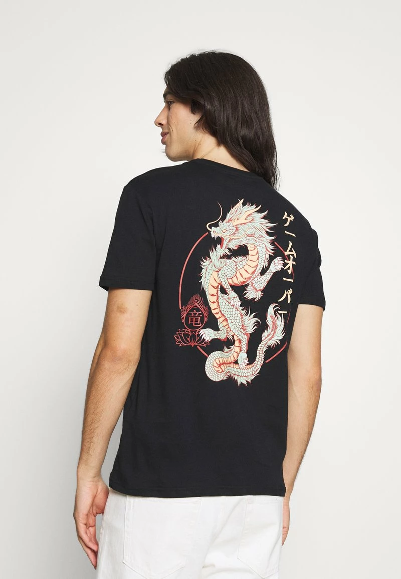 YOURTURN UNISEX - T-shirt Con Stampa - Black/yellow 5 YOURTURN UNISEX - T-shirt Con Stampa - Black/yellow - immagine 3