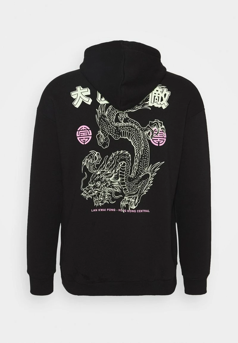 YOURTURN UNISEX - Felpa Con Cappuccio - Black 4 YOURTURN UNISEX - Felpa Con Cappuccio - Black - immagine 2