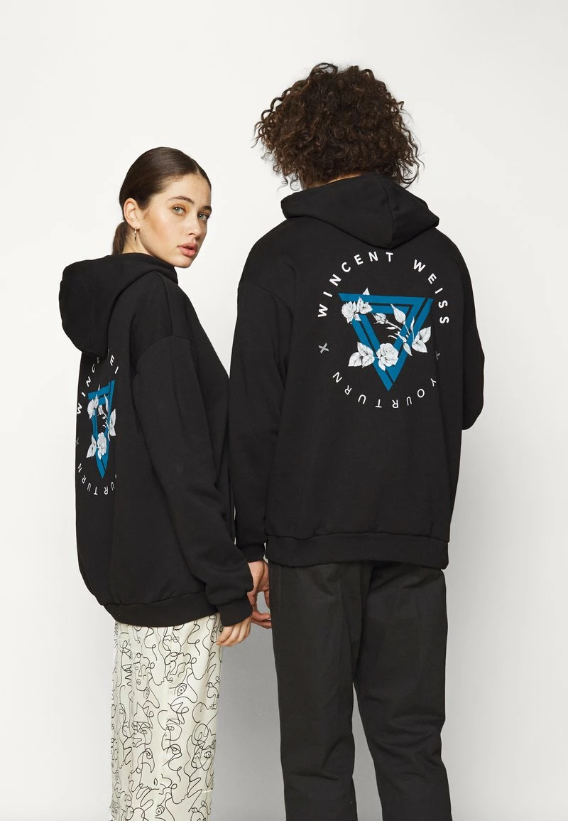 YOURTURN WINCENT WEISS UNISEX - Felpa Con Cappuccio - Black 3 YOURTURN WINCENT WEISS UNISEX - Felpa Con Cappuccio - Black