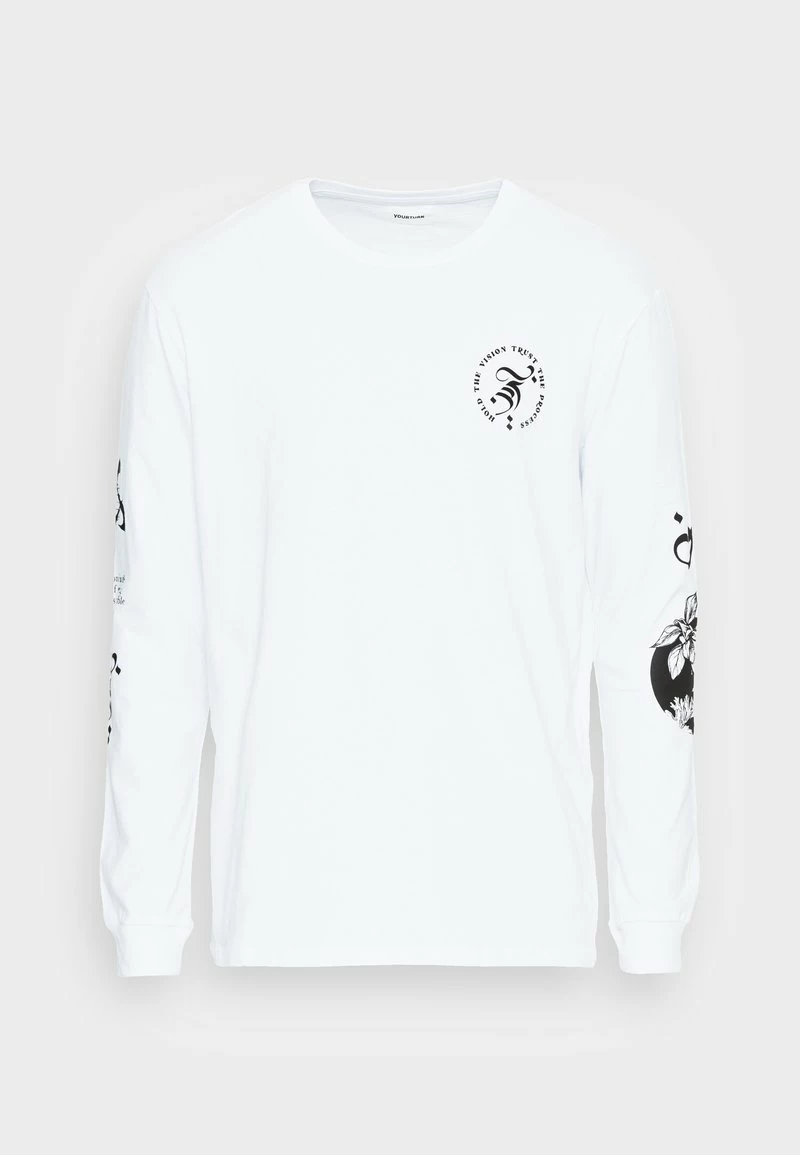 YOURTURN GRAPHIC LONGSLEEVE UNISEX - Maglietta A Manica Lunga - White 6 YOURTURN GRAPHIC LONGSLEEVE UNISEX - Maglietta A Manica Lunga - White - immagine 4