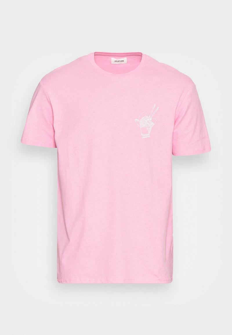 YOURTURN GRAPHIC T-SHIRT UNISEX - T-shirt Con Stampa - Pink 6 YOURTURN GRAPHIC T-SHIRT UNISEX - T-shirt Con Stampa - Pink - immagine 4