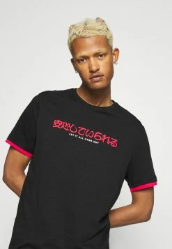 YOURTURN Unisex T-shirt Con Stampa - Black -Sconto YOURTURN in Italia 6a3d69653aec4bbd956702e9645980de