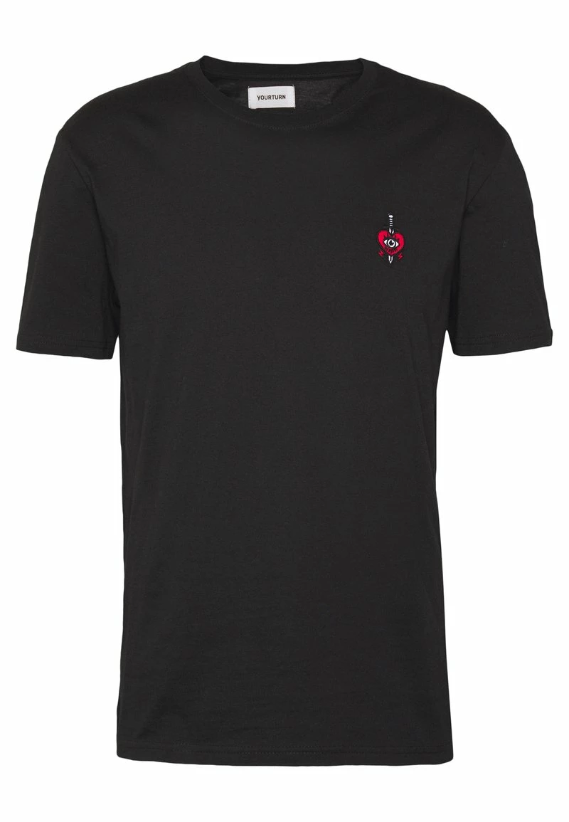 YOURTURN T-shirt Basic - Black, Uomo 6 YOURTURN T-shirt Basic - Black, Uomo - immagine 4