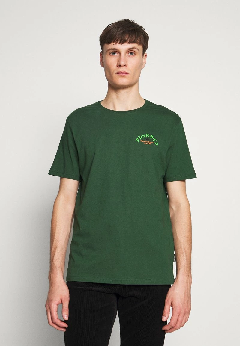 YOURTURN Unisex T-shirt Con Stampa - Green 5 YOURTURN Unisex T-shirt Con Stampa - Green - immagine 3
