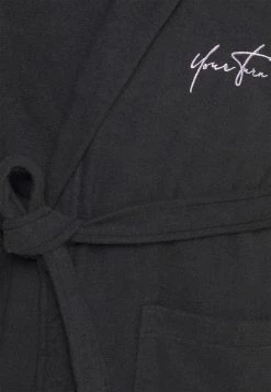 YOURTURN Uomo Accappatoio - Black/purple -Sconto YOURTURN in Italia 74205a5e74e04afd9c650b244158881d