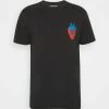 YOURTURN UNISEX - T-shirt Con Stampa - Black
