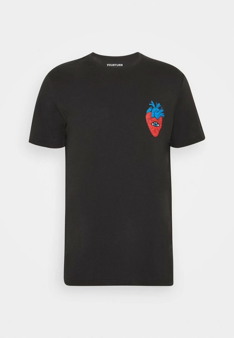 YOURTURN UNISEX - T-shirt Con Stampa - Black 3 YOURTURN UNISEX - T-shirt Con Stampa - Black