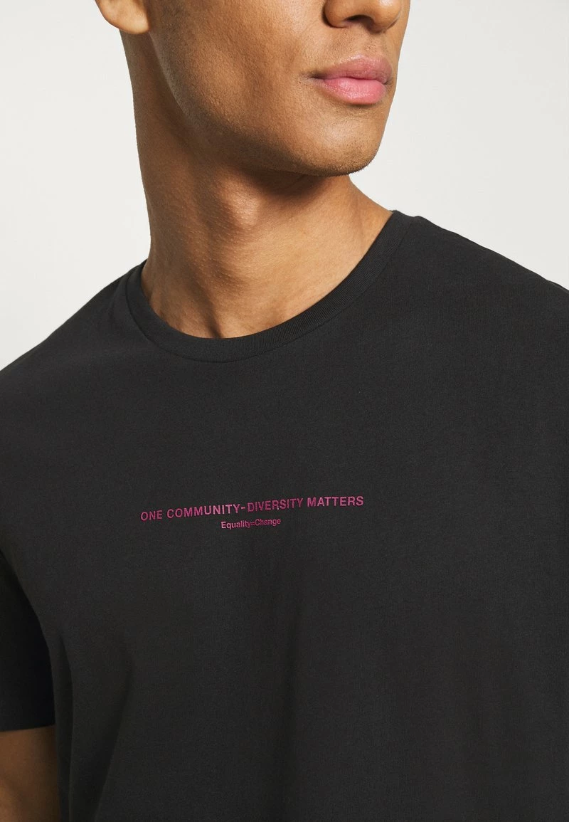 YOURTURN T-shirt Con Stampa - Black, Unisex 8 YOURTURN T-shirt Con Stampa - Black, Unisex - immagine 6