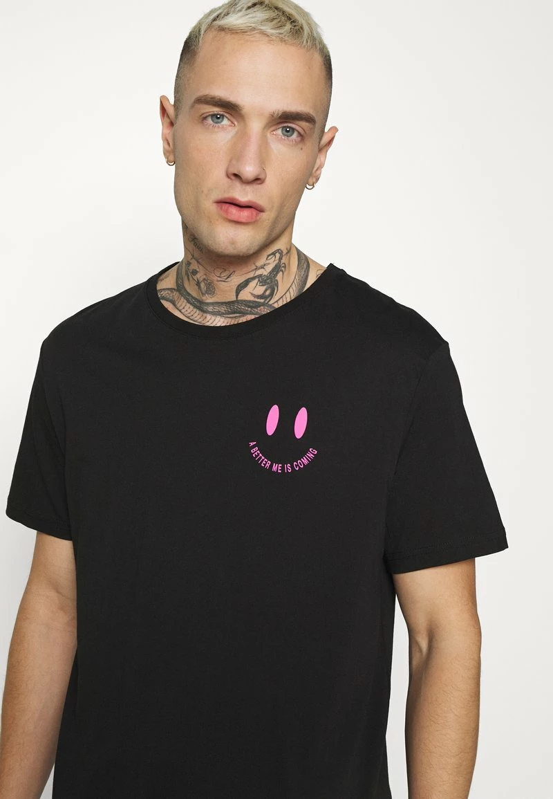 YOURTURN Unisex T-shirt Con Stampa - Black 6 YOURTURN Unisex T-shirt Con Stampa - Black - immagine 4