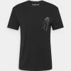YOURTURN STAR SIGN LOGO UNISEX - T-shirt Con Stampa - Black -Sconto YOURTURN in Italia 79f4367c86cd4898b2cd53ece4b59fd2