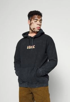 YOURTURN ACDC SWEAT UNISEX - Felpa Con Cappuccio - Black