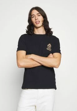 YOURTURN UNISEX - T-shirt Con Stampa - Black/yellow