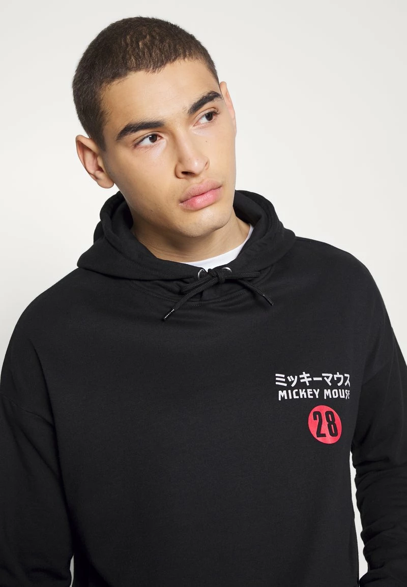 YOURTURN MICKEY BALL HOODIE UNISEX - Felpa Con Cappuccio - Black 3 YOURTURN MICKEY BALL HOODIE UNISEX - Felpa Con Cappuccio - Black